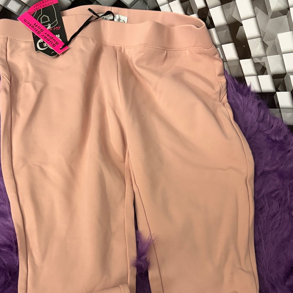 Love Nation Peach Straight Leg Pants